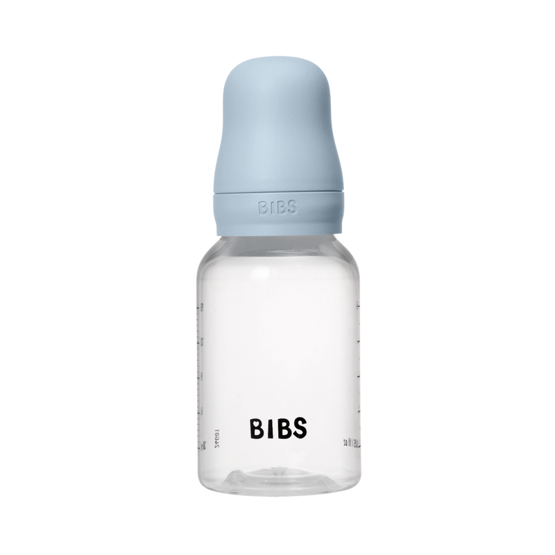 Bibs Sutteflaske 150 ml, Latex slow flow - Baby Blue
