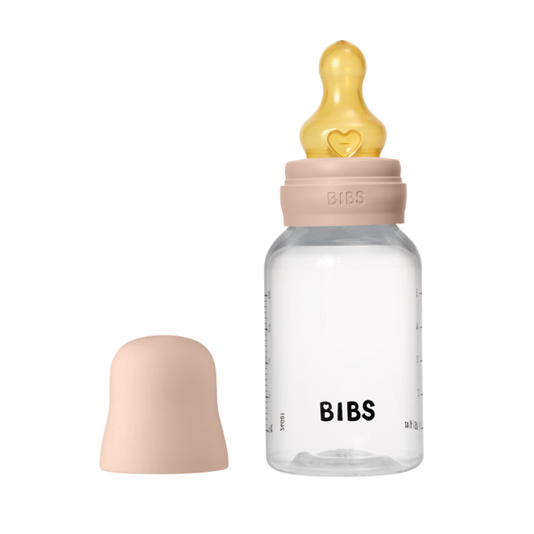 Bibs Sutteflaske 150 ml, Latex slow flow - Blush