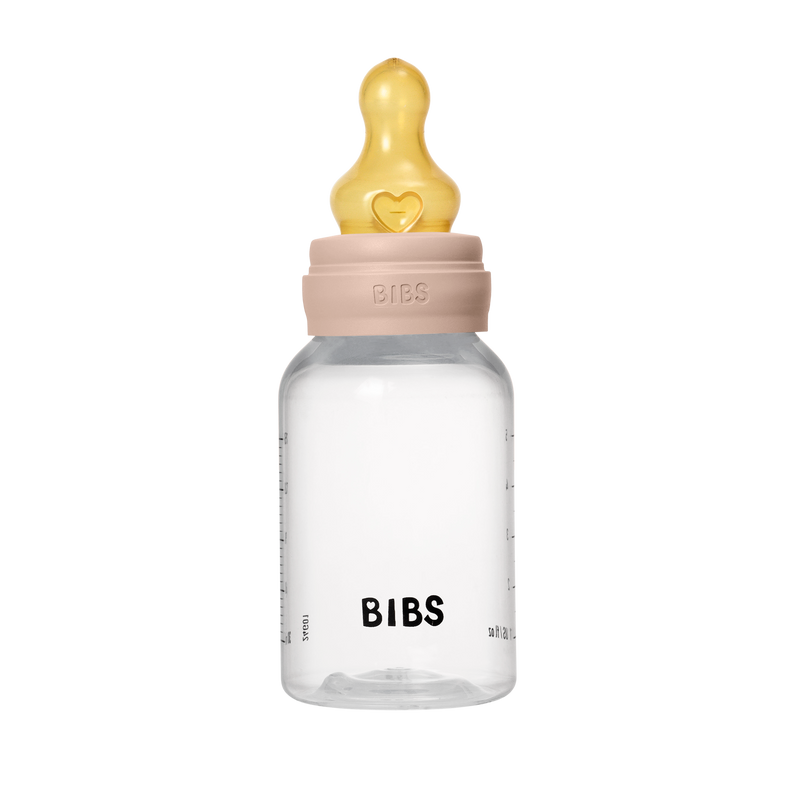 Bibs Sutteflaske 150 ml, Latex slow flow - Blush