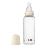 Bibs Sutteflaske 270 ml, Silicone medium flow, 2-pak - Ivory