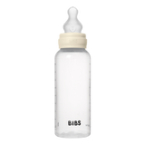 Bibs Sutteflaske 270 ml, Silicone medium flow - Ivory
