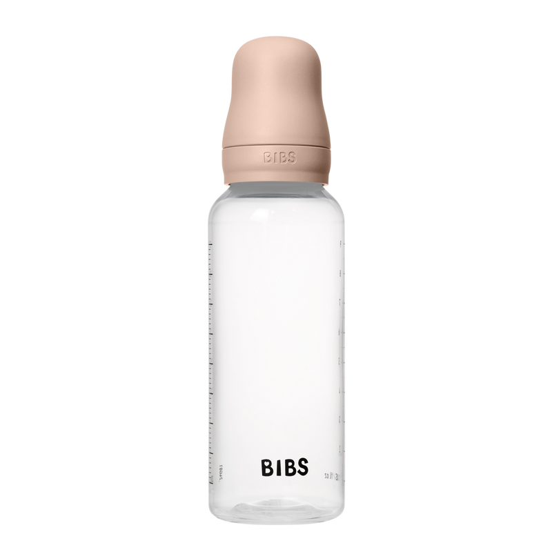 Bibs Sutteflaske 270 ml, Silicone medium flow - Blush