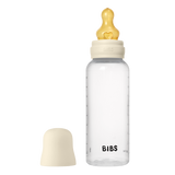 Bibs Sutteflaske 270 ml, Latex medium flow, 2-pak - Ivory