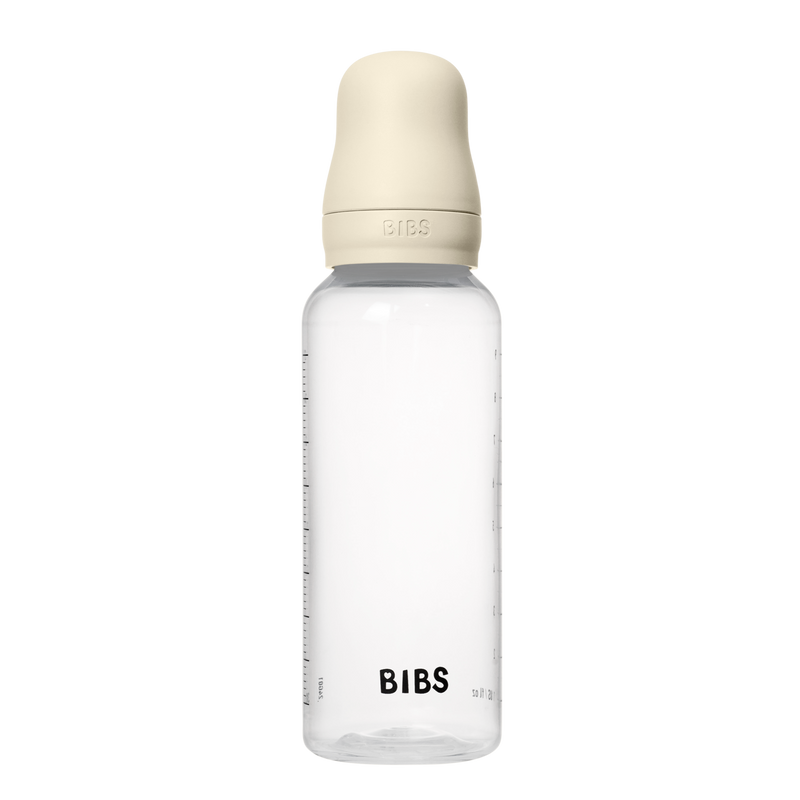 Bibs Sutteflaske 270 ml, Latex medium flow - Ivory
