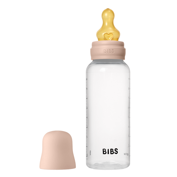 Bibs Sutteflaske 270 ml, Latex medium flow - Blush