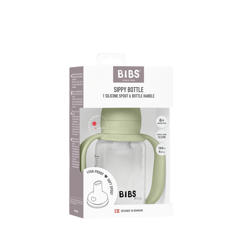 Bibs Baby Drikkedunk, Silikone - Sage