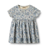 Wheat Kjole Nova - Blue Summer Flowers