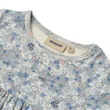 Wheat Kjole Nova - Blue Summer Flowers