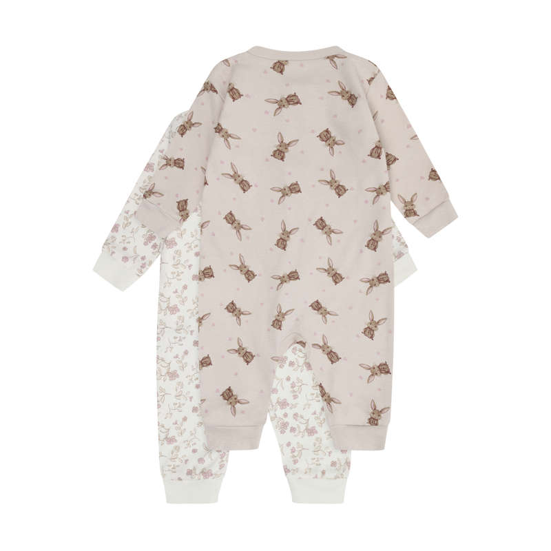 Pippi Natdragt m. lynlås, 2-pak - Violet Ice