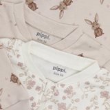 Pippi Natdragt m. lynlås, 2-pak - Violet Ice