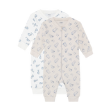 Pippi Natdragt m. lynlås, 2-pak - Flint Stone