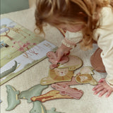 Little Dutch 6-i-1 Puslespil - Safari Friends