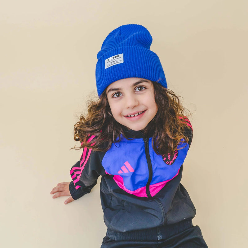 Lil’ Boo Hygge Beanie - Bright Blue