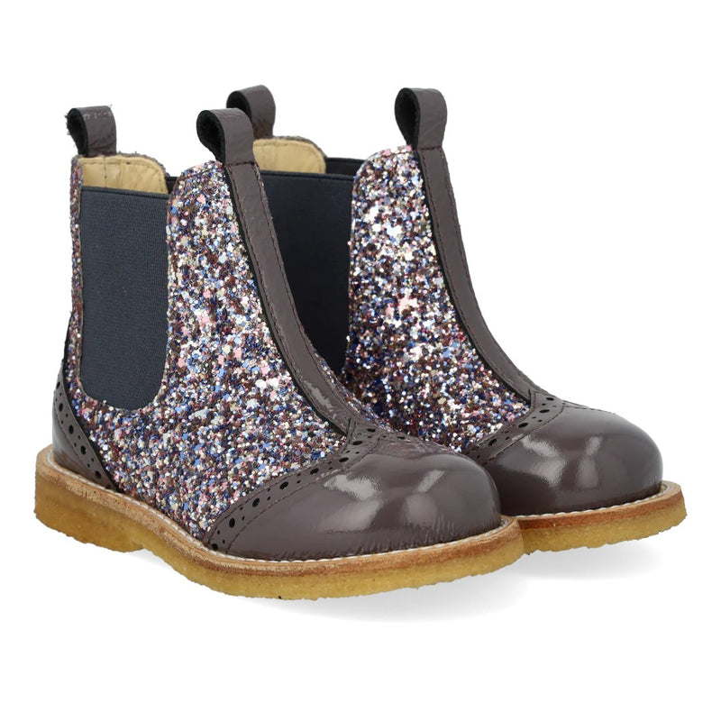 Angulus Chelsea Støvler - Lavender/Pastel Multi Glitter