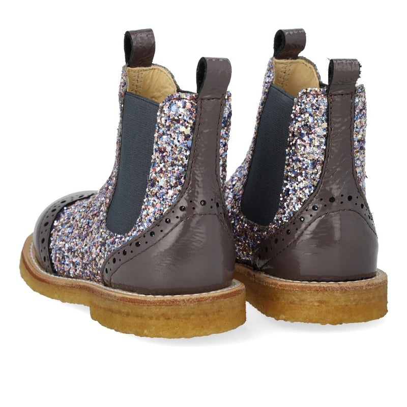 Angulus Chelsea Støvler - Lavender/Pastel Multi Glitter