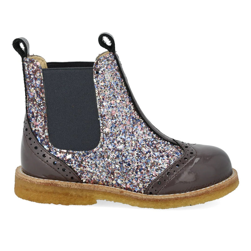 Angulus Chelsea Støvler - Lavender/Pastel Multi Glitter