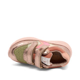 bisgaard Yuki Tex Glitter Sneakers - Rose Gold