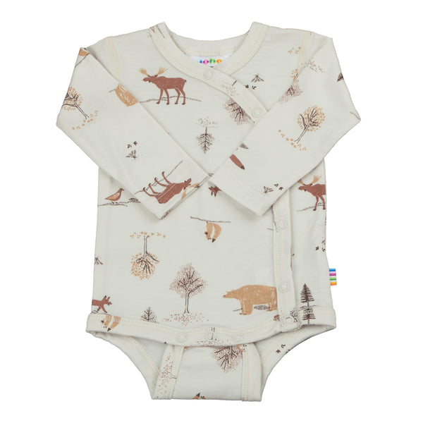 Joha Wrap Body, Uld - Wood Animals