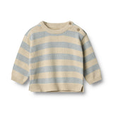 Wheat Strik Pullover Morgan - Blue Stripe