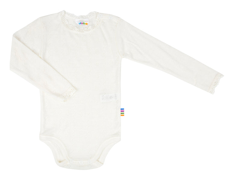 Joha Body m. blonde, Uld/Silke - Off White