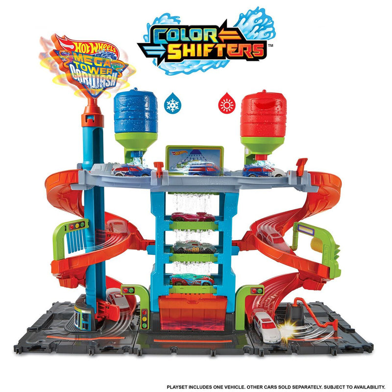 Hot Wheels City Mega Tower Car Wash