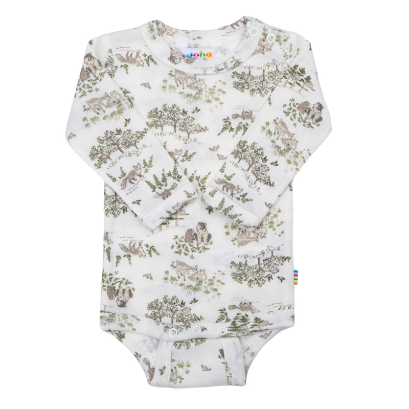 Joha Body, Uld/Silke - Off White Forest