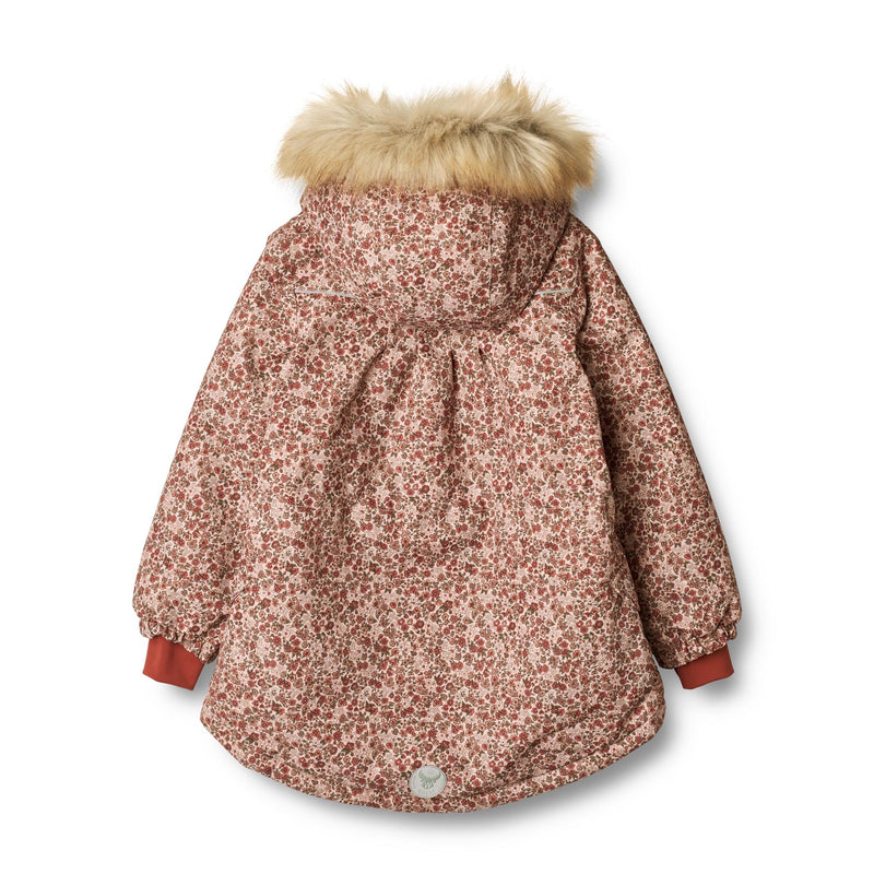 Wheat Vinterjakke Mathilde Tech - Rose Dust Flowers