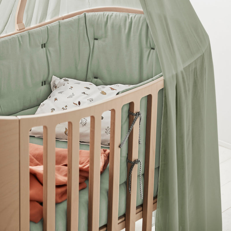 Leander Lagen til babyseng, 2-pak. - Sage