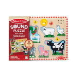 Melissa & Doug Lyd Puslespil - Bondegårdsdyr