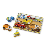 Melissa & Doug Puslespil m. chunky brikker - Byggeplads