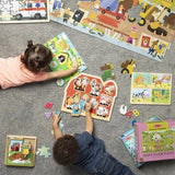 Melissa & Doug Knop Træ Puslespil - Dyr