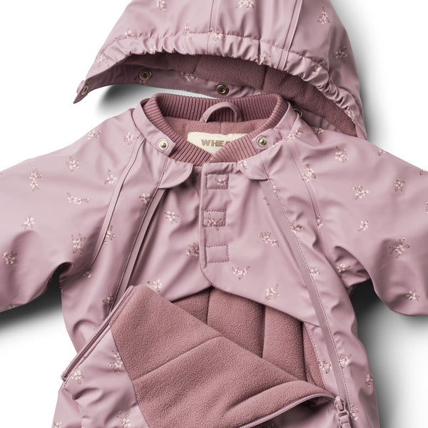 Wheat Gummi Flyverdragt Evig - Soft Lilac Flowers