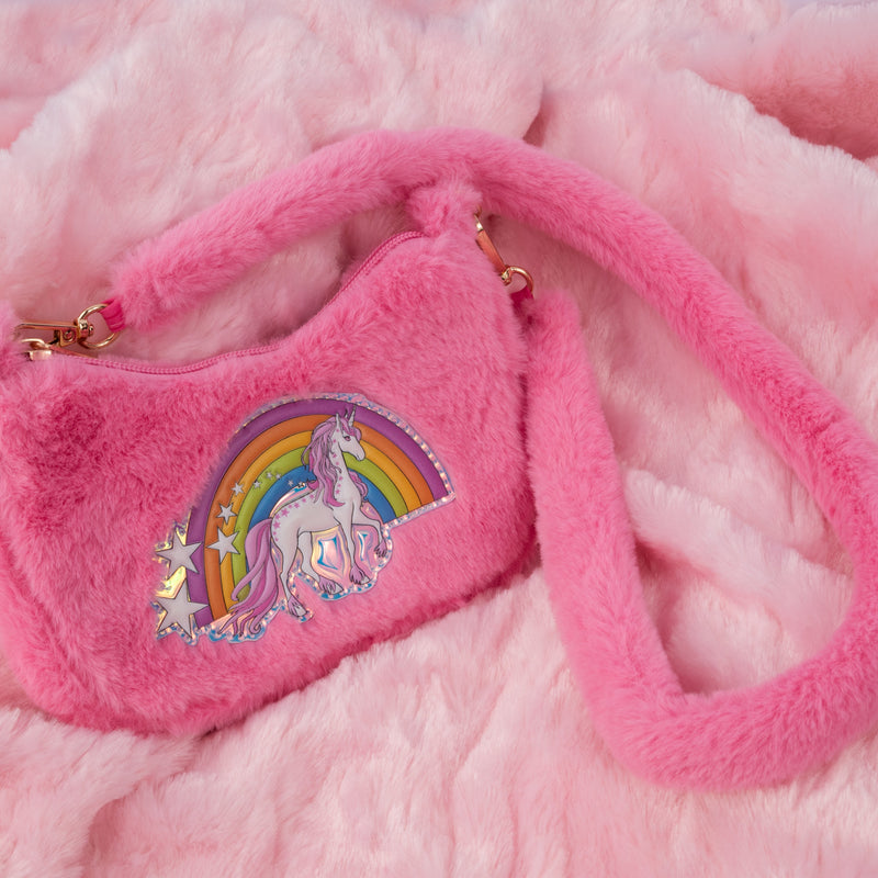 Great Pretenders Rainbow Crossbody Taske - Unicorn Pink