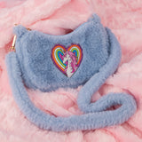 Great Pretenders Rainbow Crossbody Taske - Unicorn Periwinkle