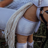 byASTRUP Dækken, Sadelunderlag, Gamascher & Hut - Glitter Lilla