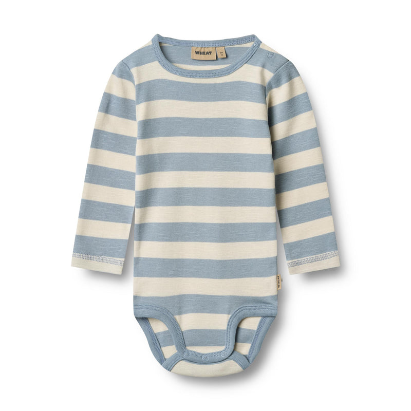 Wheat Body Freddie - Calm Blue Stripe