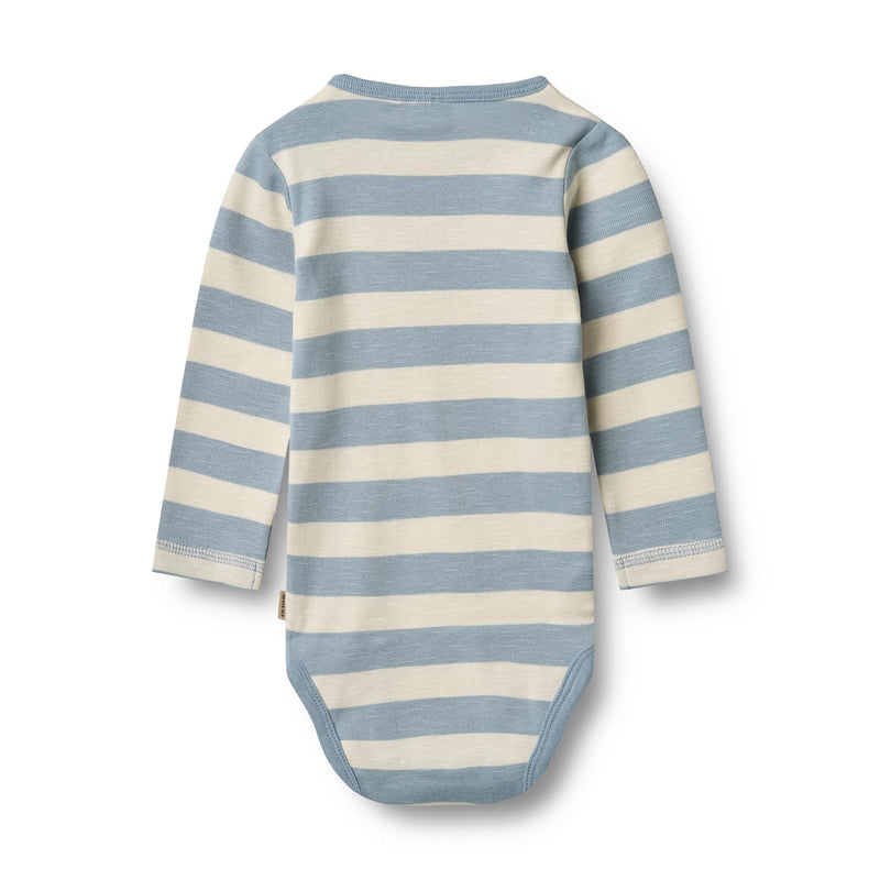 Wheat Body Freddie - Calm Blue Stripe