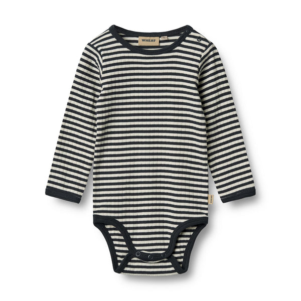 Wheat Body Berti - Navy Rib Stripe