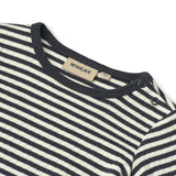 Wheat Body Berti - Navy Rib Stripe