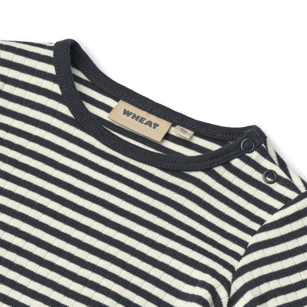 Wheat Body Berti - Navy Rib Stripe