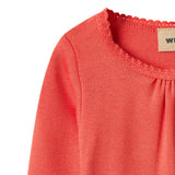 Wheat Rib Body Lotta - Candy Red