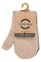 Mikk-Line Magic Lurex Strik Vanter, 3-pak - Rose Melange/Denver/Dark Gray