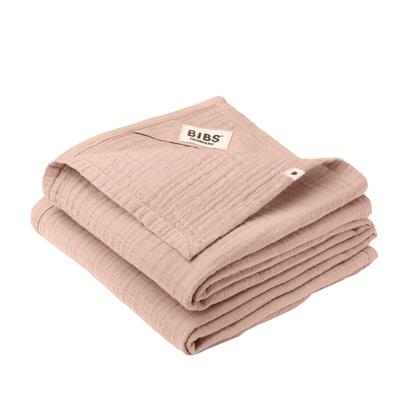 Bibs Stofbleer, 2-pak - Blush