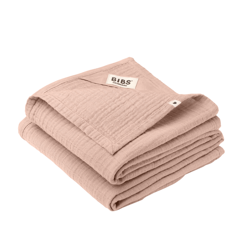 Bibs Stofbleer, 2-pak - Blush