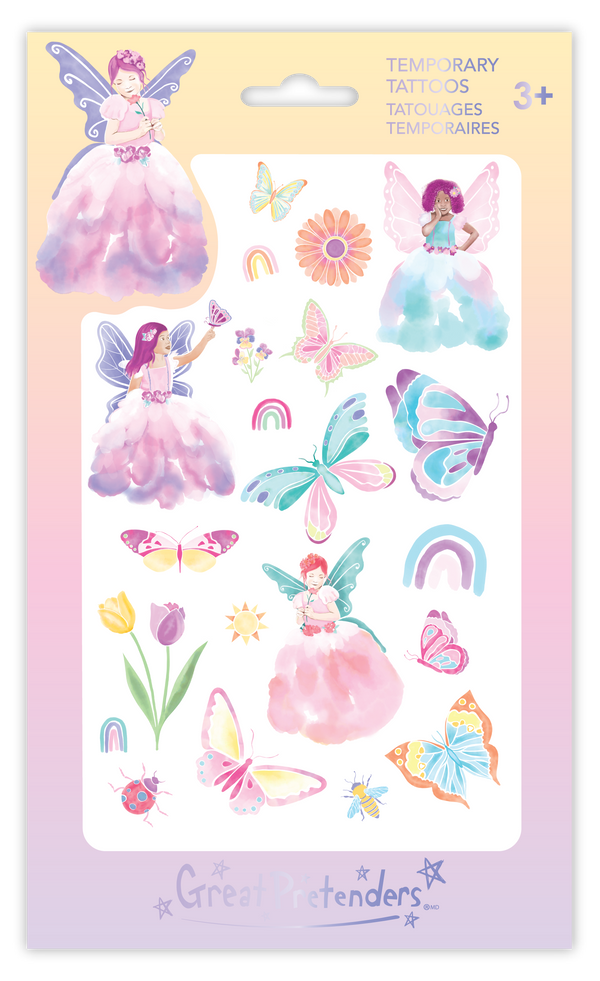 Great Pretenders Butterfly Fairy Tattoos