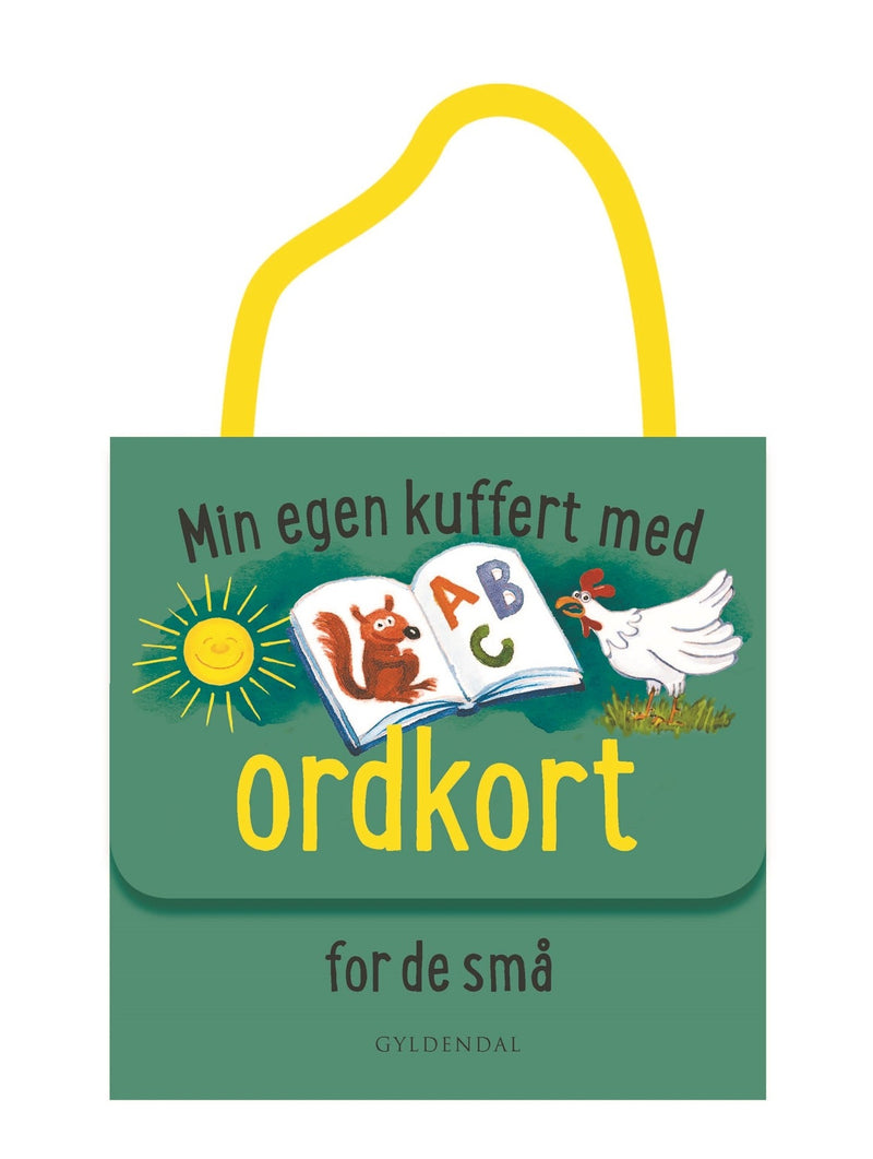 Gyldendal Min egen kuffert med ordkort for de små