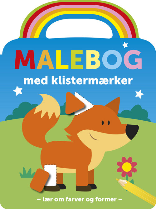 Bolden Malebog med klistermærker: Ræv