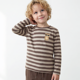 Name It x Kære Børn Lavnder Bluse - Chocolate Martini