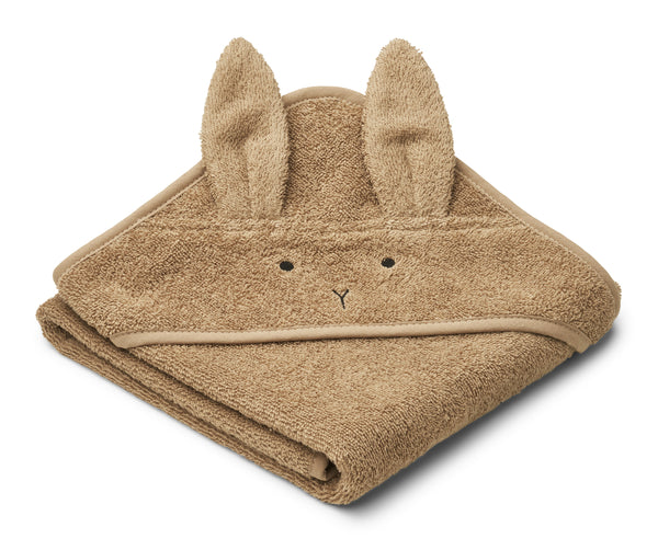 Liewood Albert Baby Håndklæde - Rabbit Oat