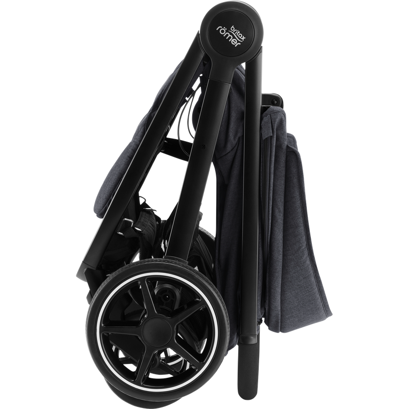 Britax Römer B-Agile M Klapvogn - Black Shadow